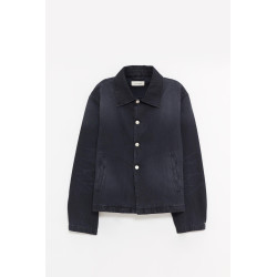 MFPEN RINSED BLACK UNION JACKET